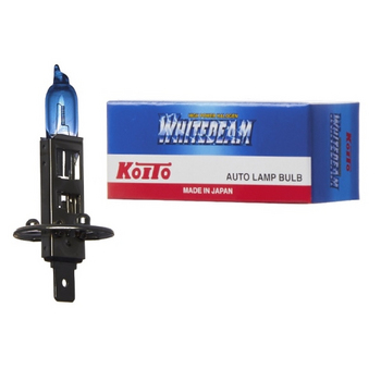 Лампа высокотемпературная Koito Whitebeam H1 12V 55W (100W) 4200K (уп. 1 шт.)