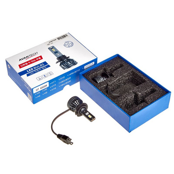 Лампа светодиодная LED Avantech H7 12V 35W, 6500К 3500lm (комплект 2 шт.)