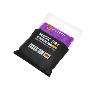 MAGIC DRY Микрофибровое полотенце 50*80 см, фиолетовое, 600гр/м2