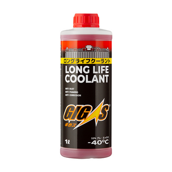 Антифриз GIGAS LONG LIFE COOLANT -40 RED, красный, (1 л.)