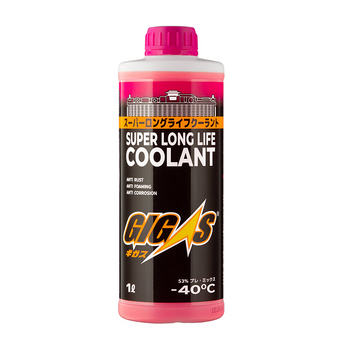 Антифриз GIGAS SUPER LONG LIFE COOLANT -40 PINK, розовый, (1 л.)