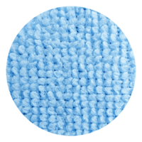 Салфетка из микрофибры с оверлоком 50*60, 250 гр., голубая