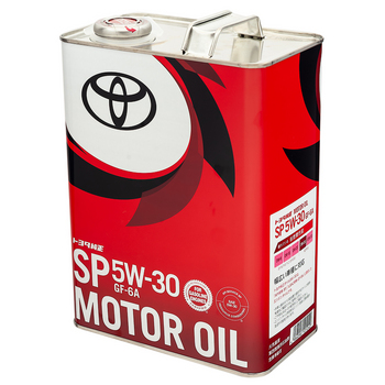 TOYOTA MOTOR OIL 5W-30 SP/CF/GF-6A (4 л.)
