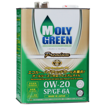 MOLY GREEN PREMIUM 0W-20 SP/GF-6A (4 л.)