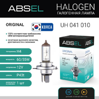 Лампа галогенная ABSEL H4 P43t 12V 60/55W ORIGINAL