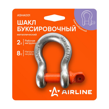 Шакл буксировочный металлический 2 т / 8 т